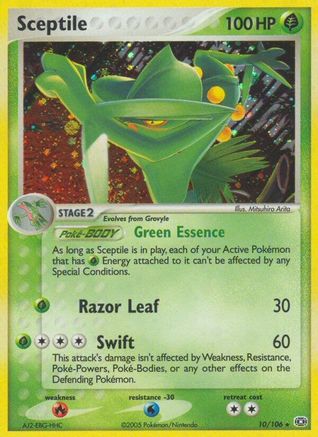 Sceptile 010/106 - Emerald Reverse Holofoil