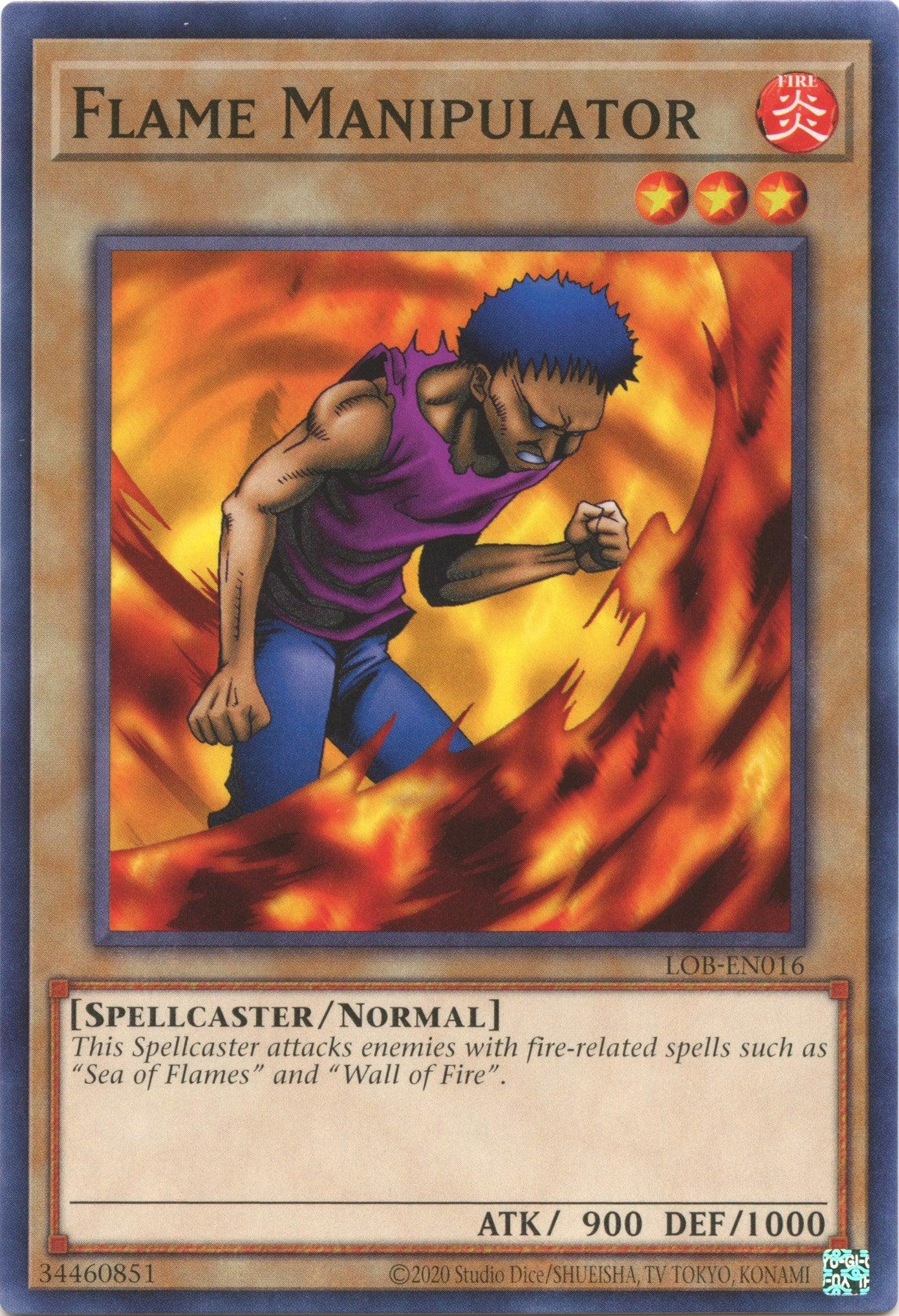 Flame Manipulator (25th Anniversary) [LOB-EN016] Common - Josh's Cards