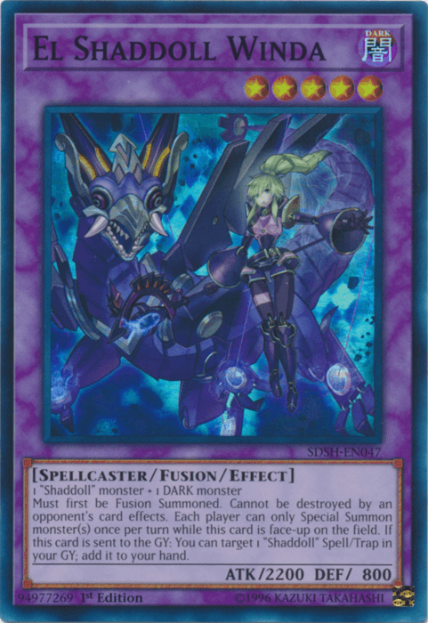 El Shaddoll Winda [SDSH-EN047] Super Rare - Josh's Cards