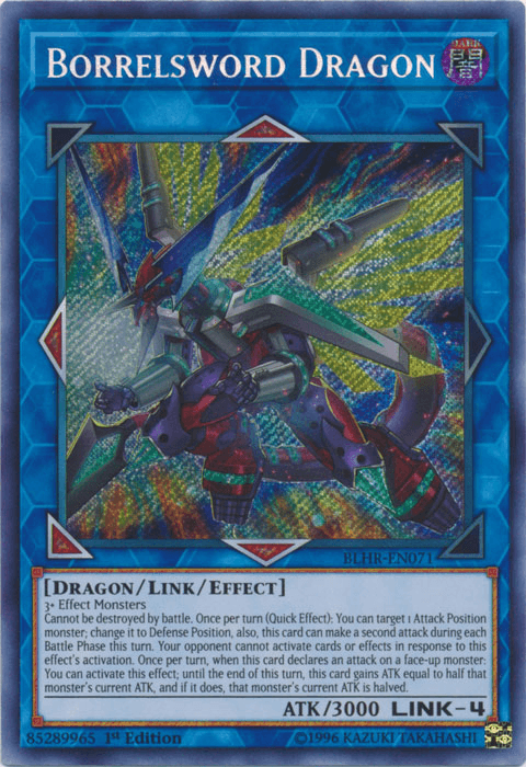 Borrelsword Dragon [BLHR-EN071] Secret Rare - Josh's Cards