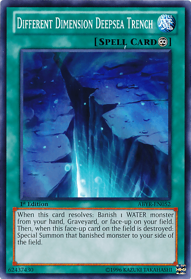 Different Dimension Deepsea Trench [ABYR-EN052] Common - Josh's Cards