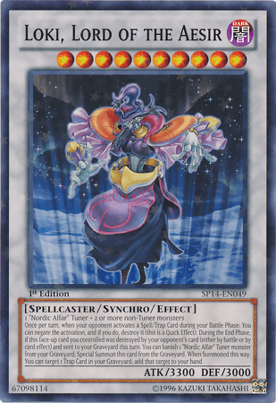 Loki, Lord of the Aesir [SP14-EN049] Starfoil Rare - Josh's Cards
