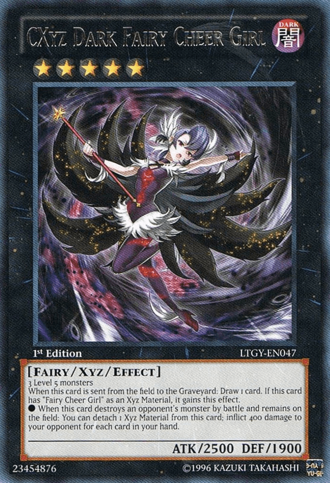 CXyz Dark Fairy Cheer Girl [LTGY-EN047] Rare - Josh's Cards