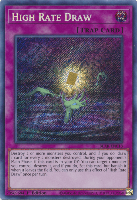 High Rate Draw [BLAR-EN018] Secret Rare - Josh's Cards