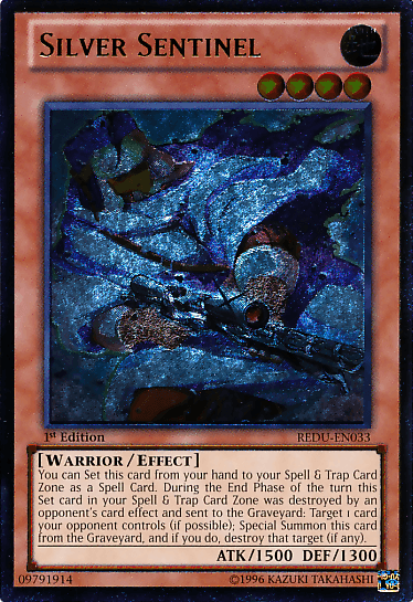 Silver Sentinel [REDU-EN033] Ultimate Rare - Josh's Cards