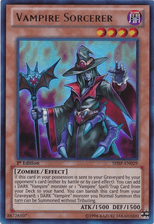 Vampire Sorcerer [SHSP-EN029] Ultra Rare - Josh's Cards