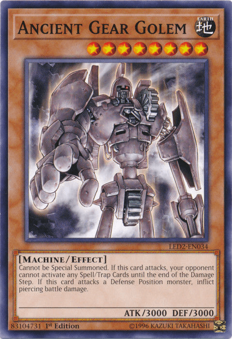 Ancient Gear Golem [LED2-EN034] Common - Josh's Cards