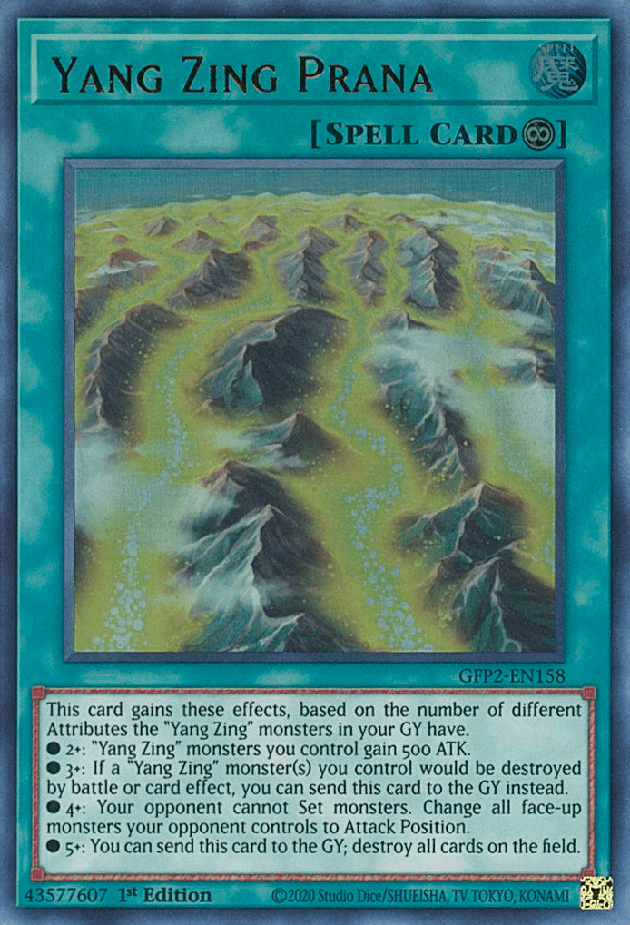 Yang Zing Prana [GFP2-EN158] Ultra Rare - Josh's Cards