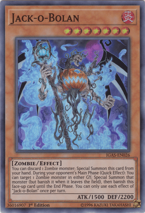 Jack-o-Bolan [IGAS-EN026] Super Rare - Josh's Cards