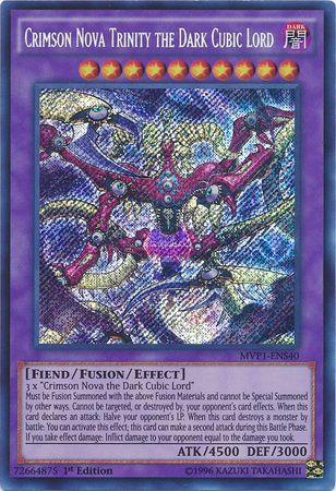 Crimson Nova Trinity the Dark Cubic Lord [MVP1-ENS40] Secret Rare - Josh's Cards