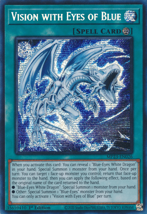 Vision with Eyes of Blue [MP23-EN026] Prismatic Secret Rare - Josh's Cards