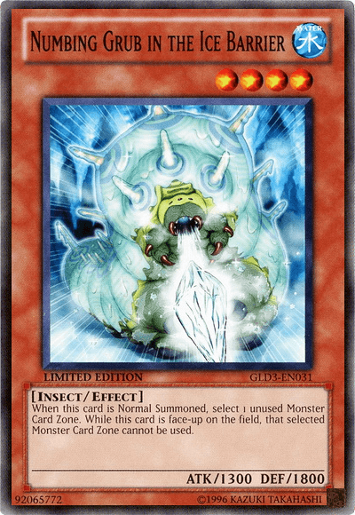 Numbing Grub in the Ice Barrier [GLD3-EN031] Common - Josh's Cards