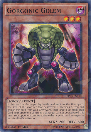 Gorgonic Golem [BP03-EN110] Shatterfoil Rare - Josh's Cards