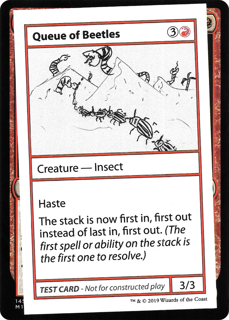 Queue of Beetles (CMB1-061) - Mystery Booster Playtest Cards 2021