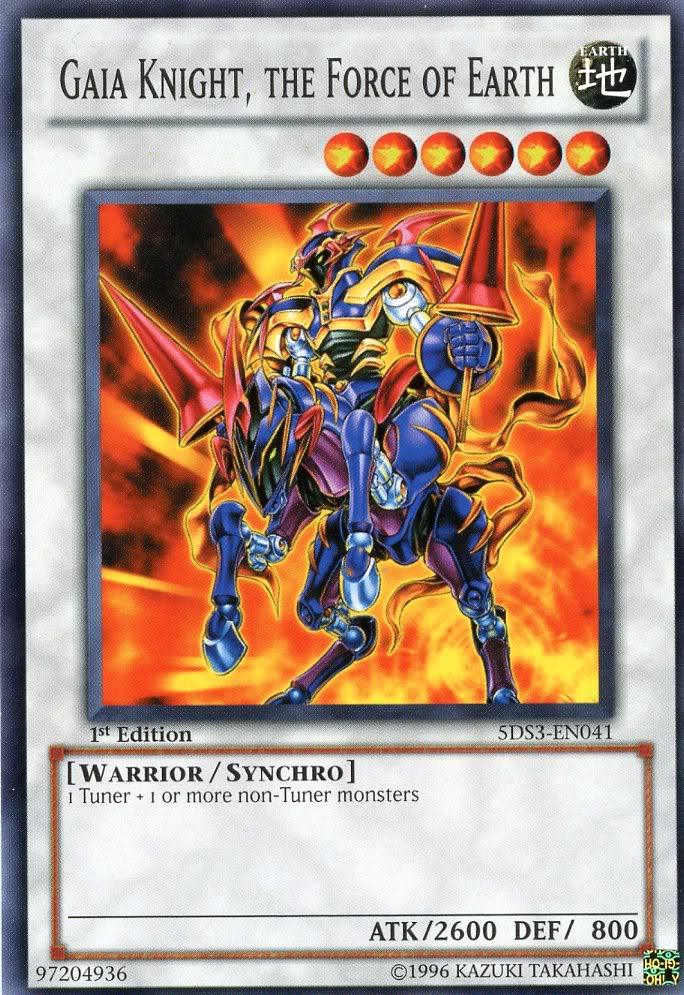 Gaia Knight, the Force of Earth [5DS3-EN041] Common - Josh's Cards