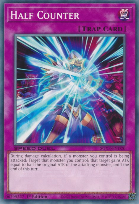Half Counter (SGX3-END20) - Speed Duel GX: Duelists of Shadows 1st Edition