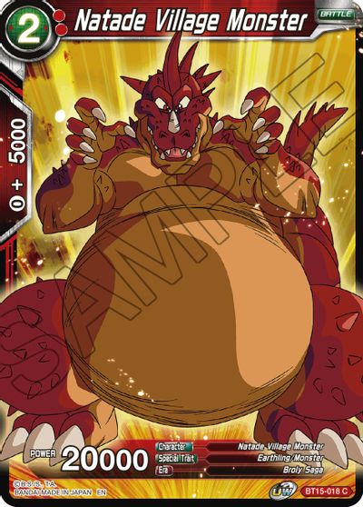 Natade Village Monster (BT15-018) [Saiyan Showdown] Parallel Foil