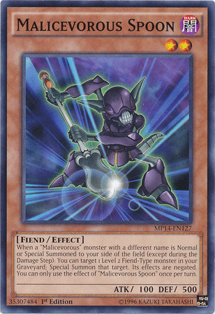 Malicevorous Spoon [MP14-EN127] Common - Josh's Cards