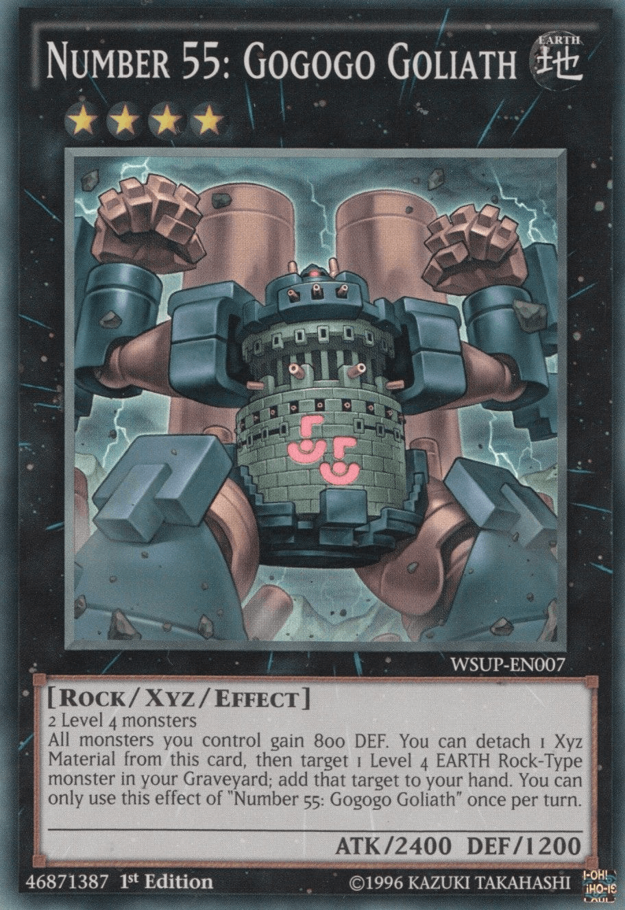 Number 55: Gogogo Goliath [WSUP-EN007] Super Rare - Josh's Cards