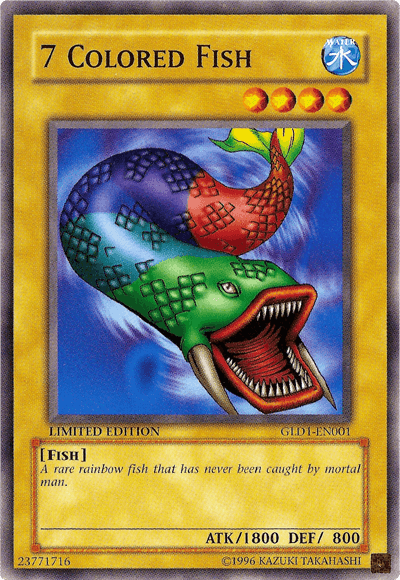 7 Colored Fish [GLD1-EN001] Common - Josh's Cards