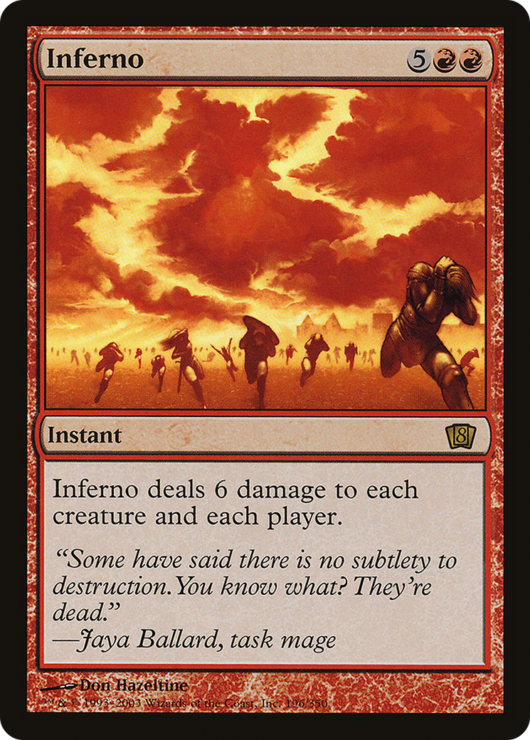 Inferno [Eighth Edition] Foil