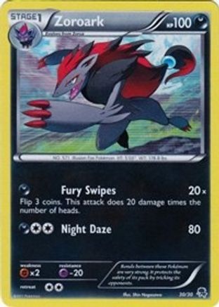 Zoroark (#17 Non-Holo) [17] (BW Trainer Kit: Excadrill & Zoroark)