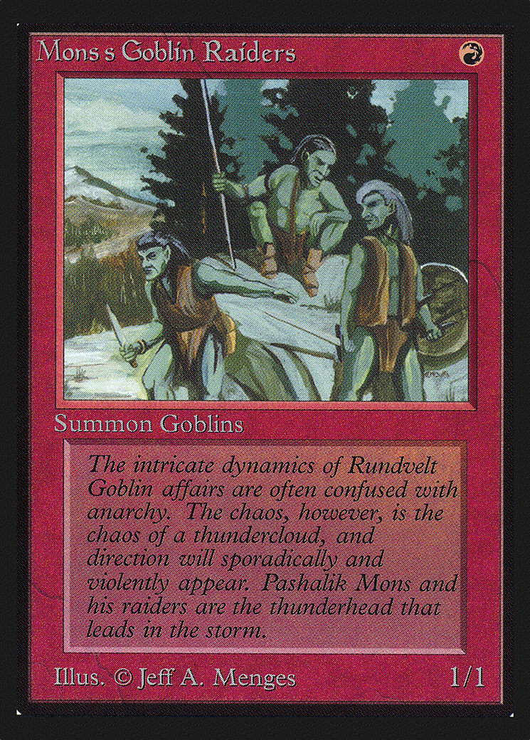 Mons's Goblin Raiders (IED-165) - Intl. Collectors' Edition