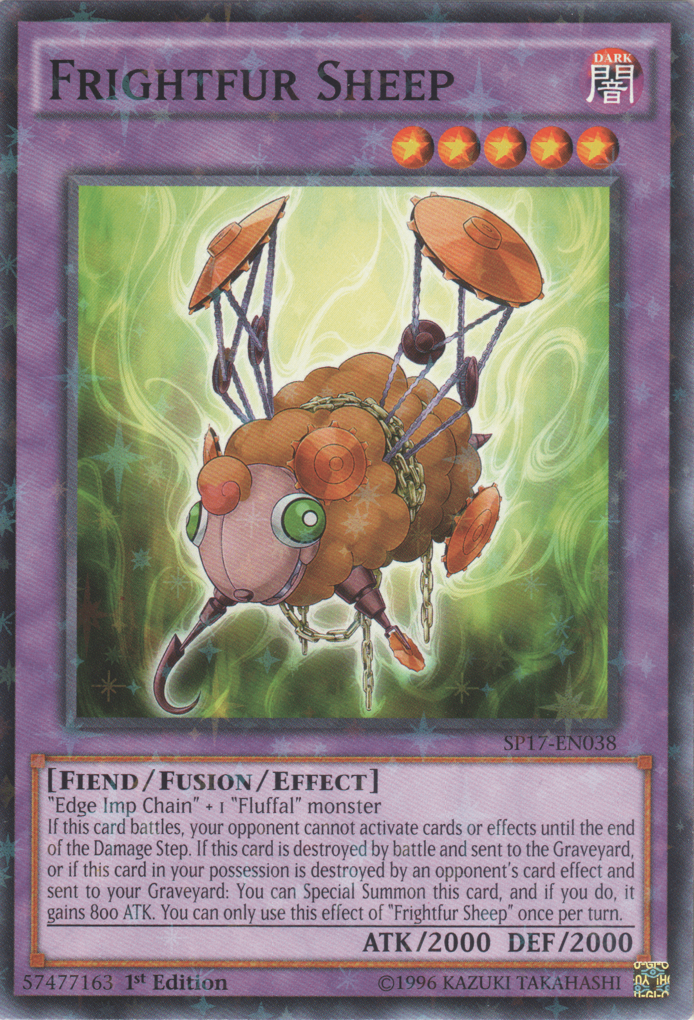 Frightfur Sheep [SP17-EN038] Starfoil Rare - Josh's Cards