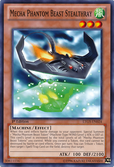 Mecha Phantom Beast Stealthray [LTGY-EN024] Common - Josh's Cards