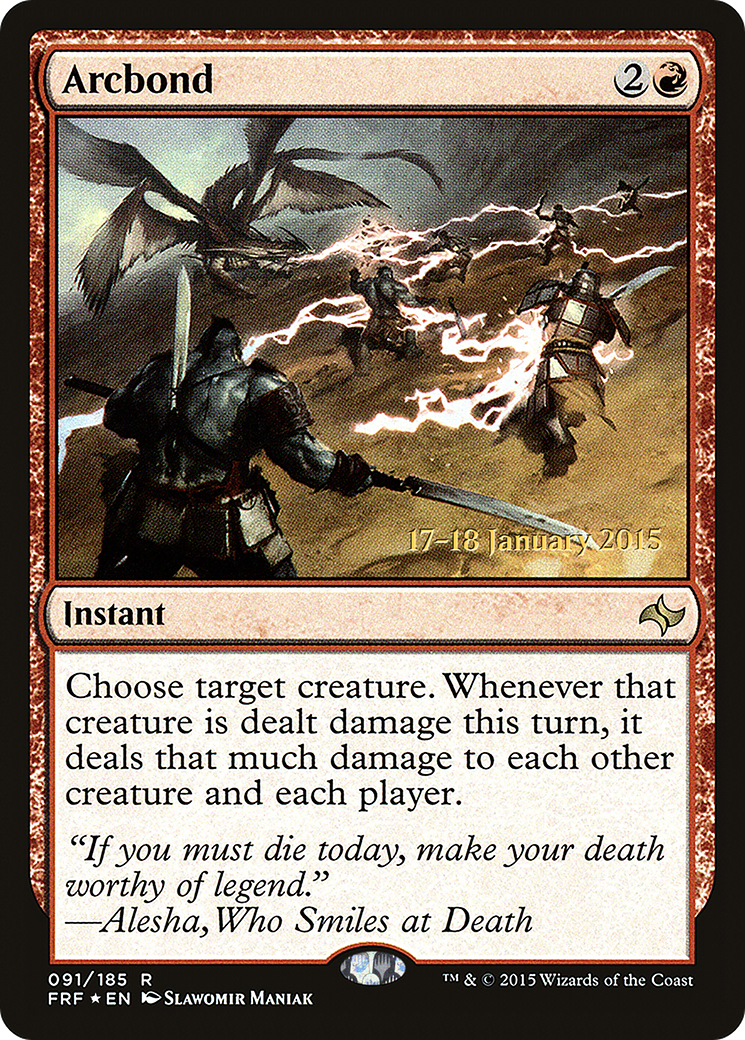 Arcbond (PRE-91S) - Fate Reforged Promos Foil