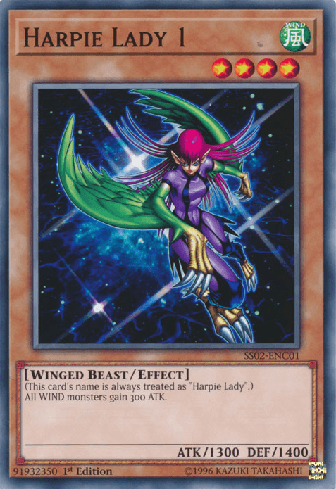 Harpie Lady 1 [SS02-ENC01] Common - Josh's Cards