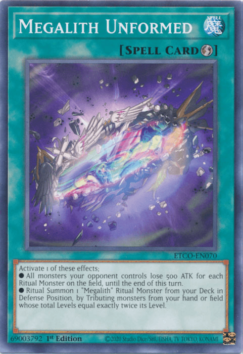 Megalith Unformed [ETCO-EN070] Common - Josh's Cards