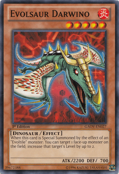 Evolsaur Darwino [GAOV-EN027] Common - Josh's Cards