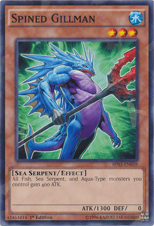 Spined Gillman [BP03-EN059] Shatterfoil Rare - Josh's Cards