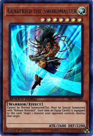 Gearfried the Swordmaster [SBSC-EN009] Ultra Rare - Josh's Cards