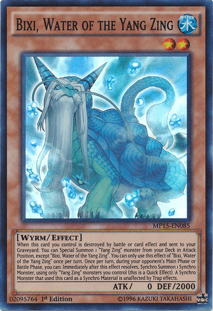 Bixi, Water of the Yang Zing [MP15-EN085] Super Rare - Josh's Cards