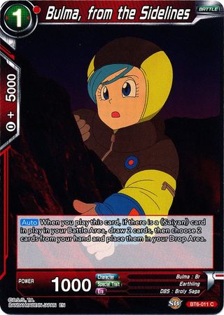 Bulma, from the Sidelines (BT6-011) [Destroyer Kings] Parallel Foil