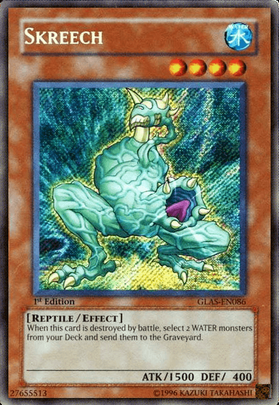Skreech [GLAS-EN086] Secret Rare - Josh's Cards