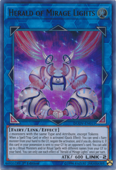 Herald of Mirage Lights [DUOV-EN011] Ultra Rare - Josh's Cards