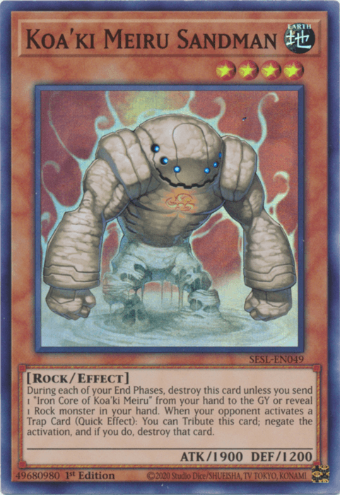 Koa'ki Meiru Sandman [SESL-EN049] Super Rare - Josh's Cards