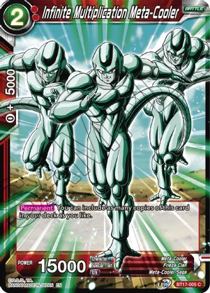 Infinite Multiplication Meta-Cooler (BT17-005) (BT17-005) [Ultimate Squad] Parallel Foil