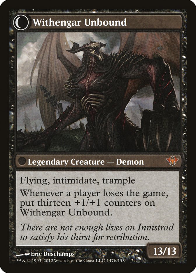 Elbrus, the Binding Blade // Withengar Unbound (DKA-147) - Dark Ascension: (Double Faced Transform) Foil