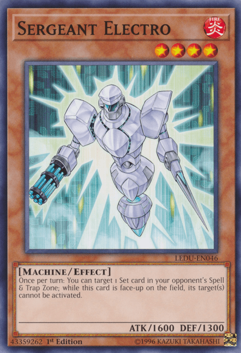 Sergeant Electro [LEDU-EN046] Common - Josh's Cards