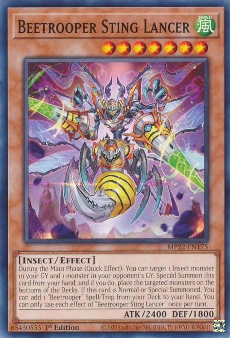 Beetrooper Sting Lancer [MP22-EN175] Common - Josh's Cards
