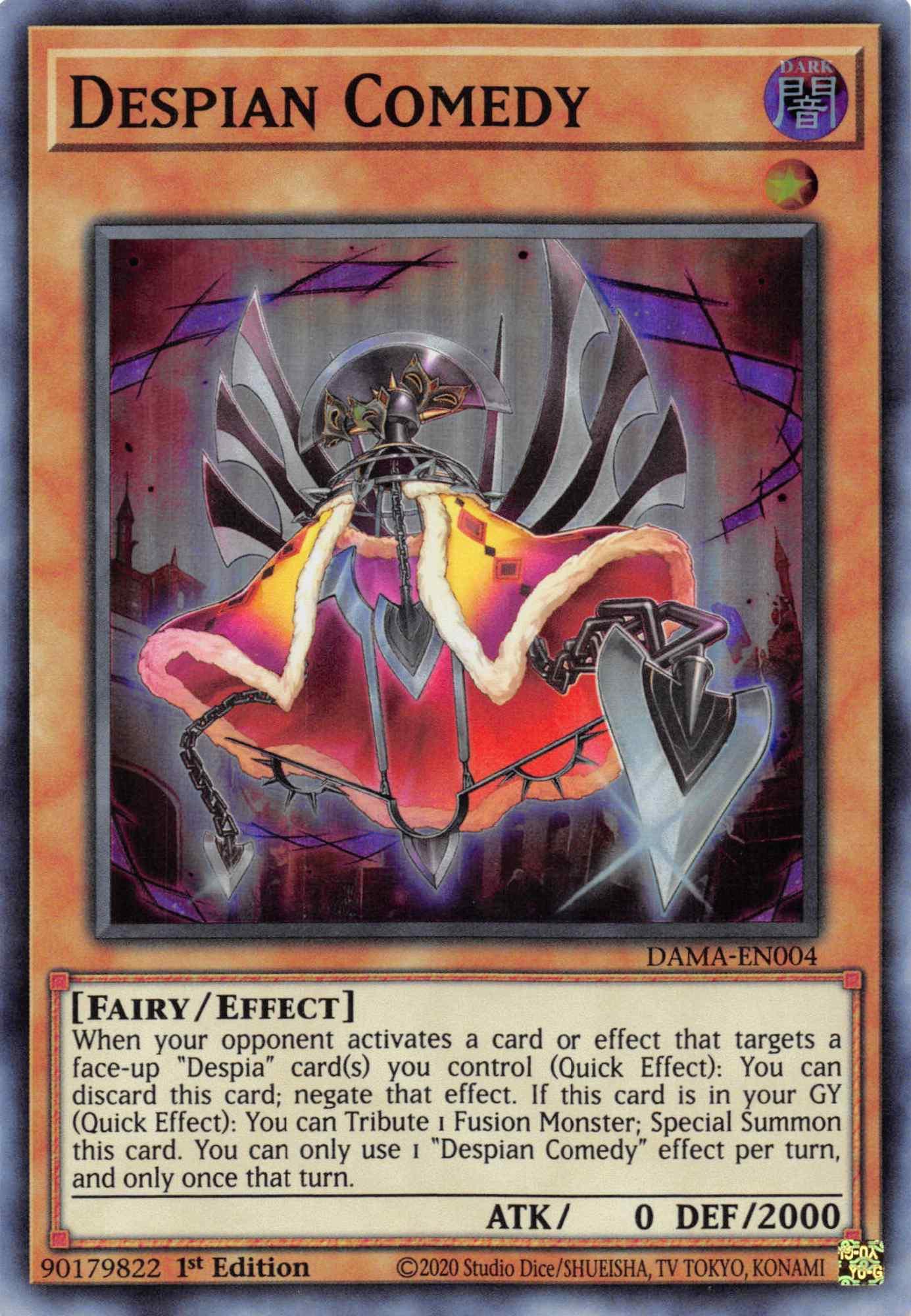 Despian Comedy [DAMA-EN004] Super Rare - Josh's Cards
