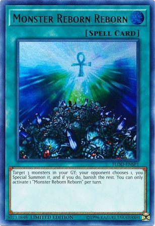 Monster Reborn Reborn [FLOD-ENSP1] Ultra Rare - Josh's Cards