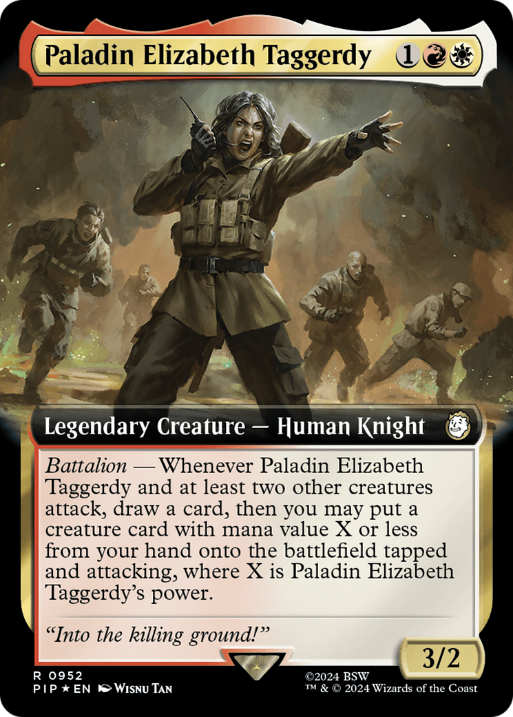 Paladin Elizabeth Taggerdy (PIP-952) - Fallout: (Extended Art) Foil