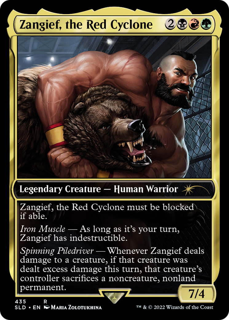 Maarika, Brutal Gladiator (SLD-435) - Secret Lair Drop / Zangief, the Red Cyclone