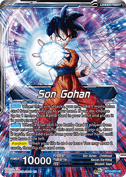 Son Gohan // SS2 Son Gohan, Pushed to the Brink (Uncommon) (BT13-031) [Supreme Rivalry] Parallel Foil