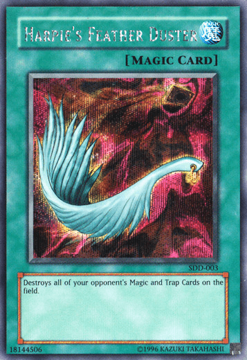 Harpie's Feather Duster [SDD-003] Secret Rare - Josh's Cards